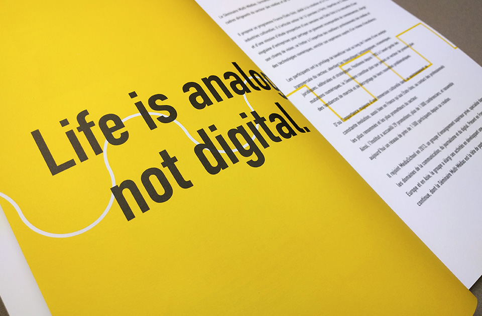 Life is analog, not digital.